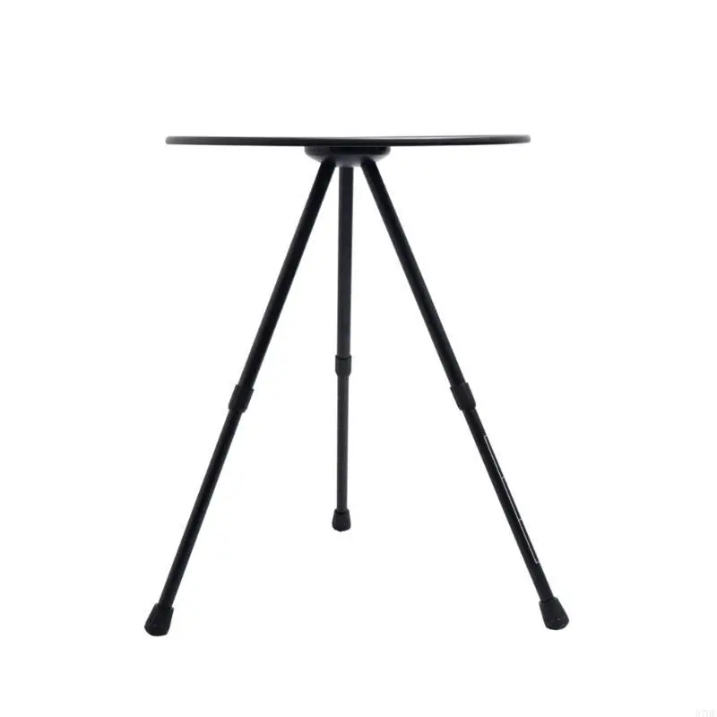 Folding Round Table Telescopic Outdoor Table Practical Three-legged Coffee Table