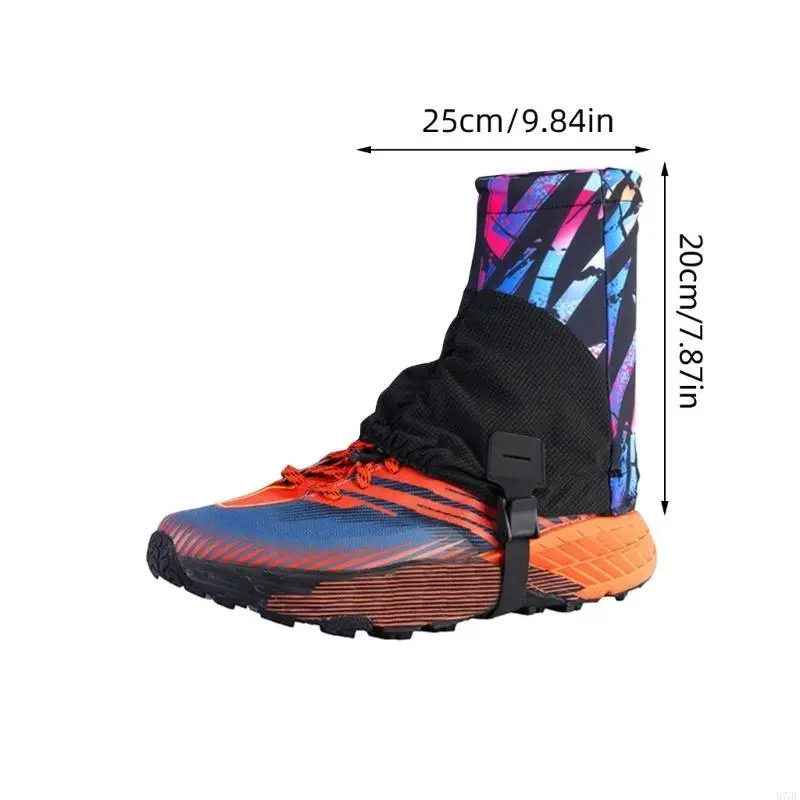 Outdoor Trail Gaiters Low Ankle Gaters Protective Shoe Covers Breathable Sand prevention for Running Hiking Trail Racing