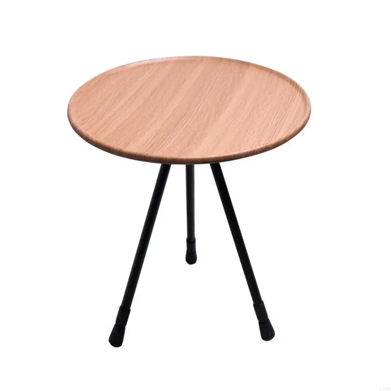 Folding Round Table Telescopic Outdoor Table Practical Three-legged Coffee Table