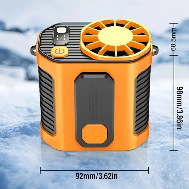 Outdoor Waist Clip Fan Strong Wind Bladeless Fan for Outdoor, Farm, Traveling