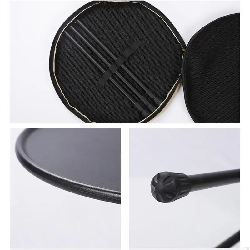 Folding Round Table Telescopic Outdoor Table Practical Three-legged Coffee Table