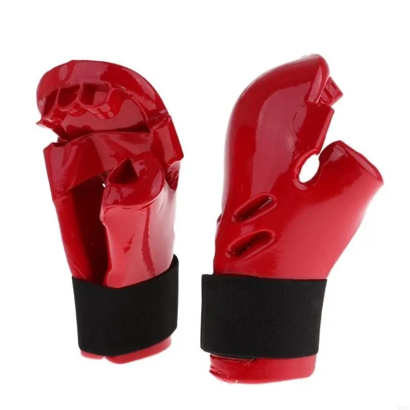 Karate Kick Boxing Protectors Mitts for Kick Training Taekwondo Sparring Gloves