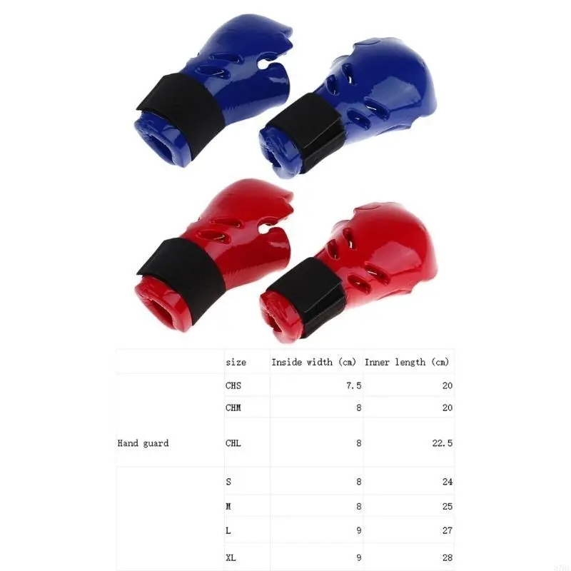 Karate Kick Boxing Protectors Mitts for Kick Training Taekwondo Sparring Gloves