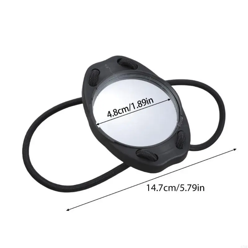 Light weight Mirror With Adjustable Cord Durability Handheld Hanging Mirror for Scubas Diving Gear