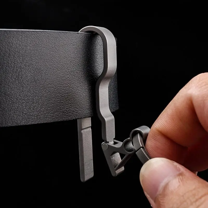 Belt Loop Clip Key Clip with Key Ring,Key Chain Clip Belt Key Holder