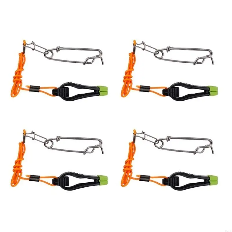 4pcs Line Release Clip Fishing Downrigger Release Weights Clip Clamp for Planer Board