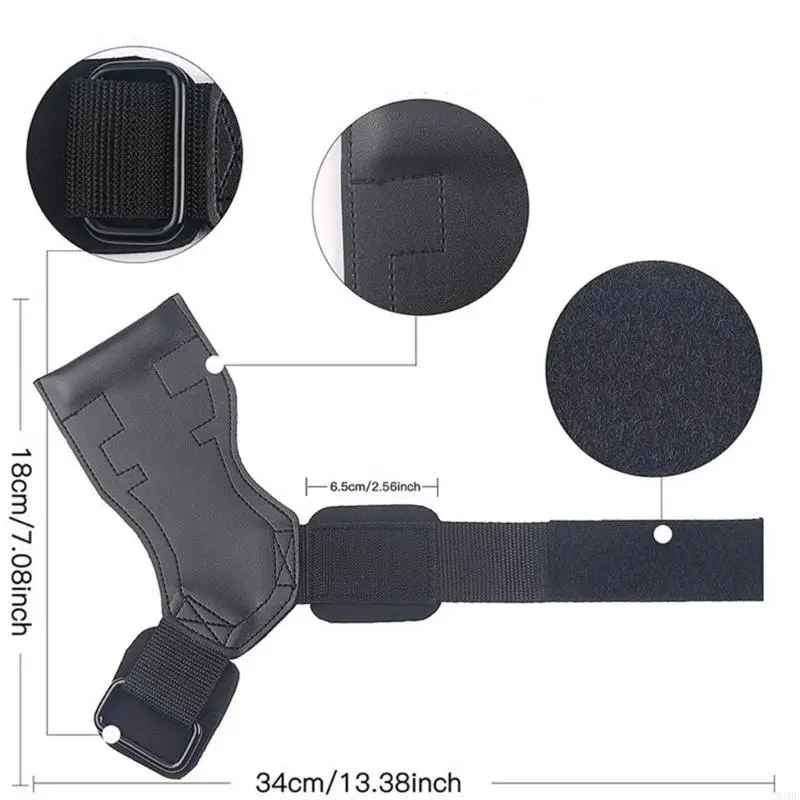 Lifting Wrist Hook Strap Powerlifting Grip Gloves Pull up Grip Wrist Support