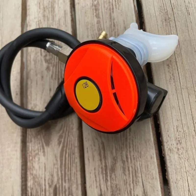 Scubas Diving Snorkel Regulator with Mouthpiece Diving Equipment Part with Hose Diving Regulator Equipment, Adjustable