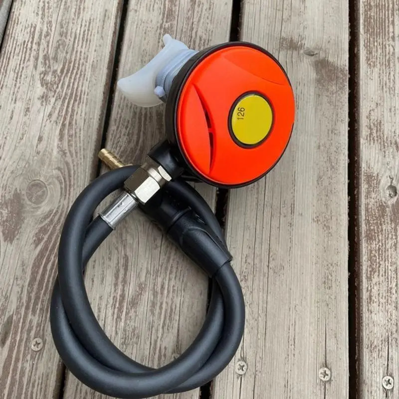 Scubas Diving Snorkel Regulator with Mouthpiece Diving Equipment Part with Hose Diving Regulator Equipment, Adjustable