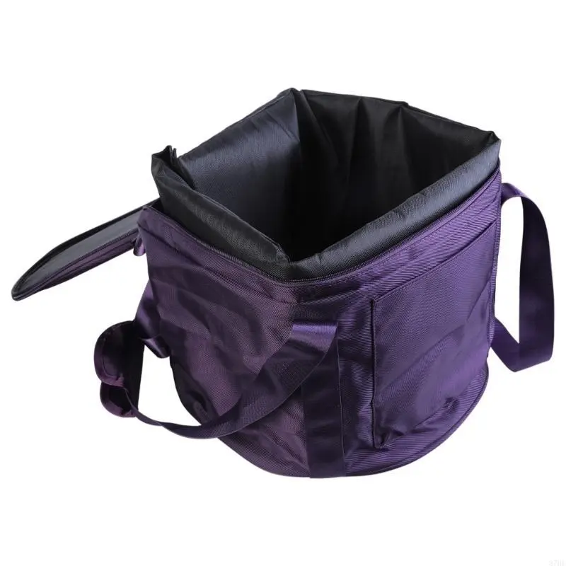 Portable Thicken Singing Bowl Carry Bag with Handle Carrying Cases Padded Travelling Bag Yoga Singing Bowl Carriers Bag