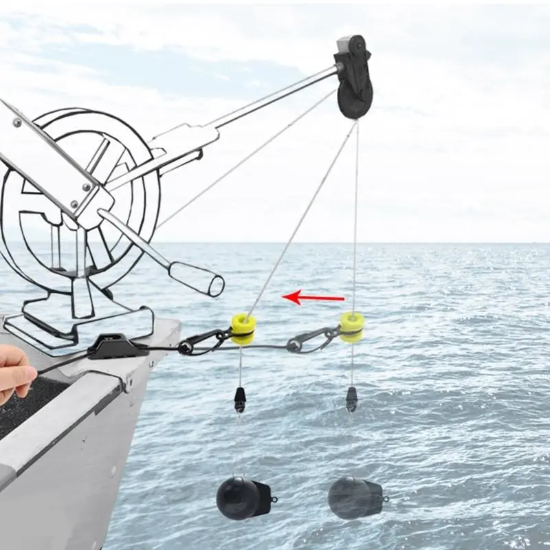 Downrigger Weight Retrievers for Trolling Deep Sea Fishing Downrigger Accessory