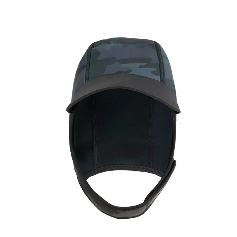 2MM Neoprene Scuba Surf Swim Cap with Chin Strap Adjustable Quick-Drying Diving Hood Sun Hat for Swimming Kayaking Snorkeling