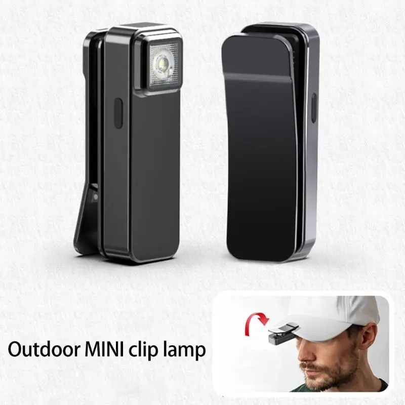 Portable LED Clip Lamp Running Light Waterproofs Headlamp for Jogging, Camping