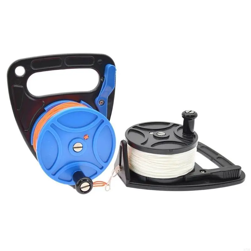 Scubas Diving Reel with Handle Stop Switches for for Underwater Activity