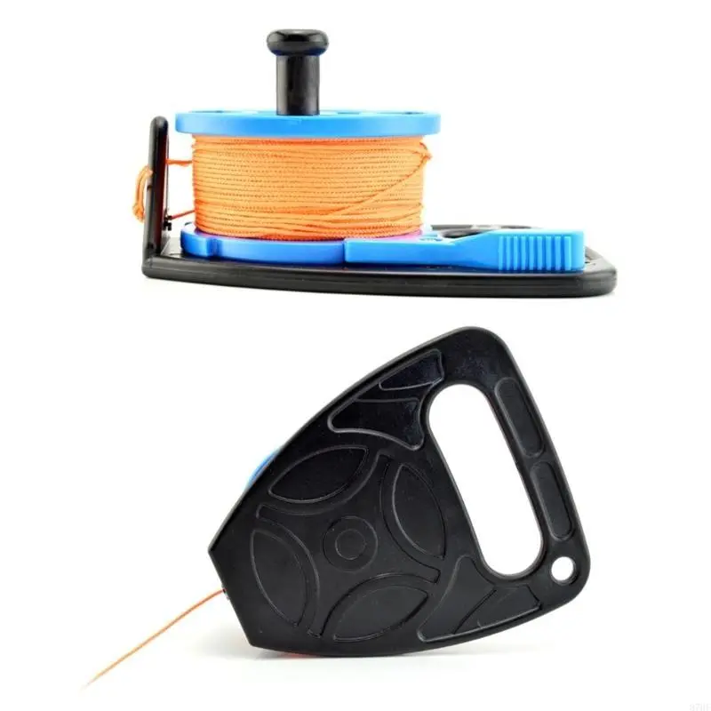 Scubas Diving Reel with Handle Stop Switches for for Underwater Activity