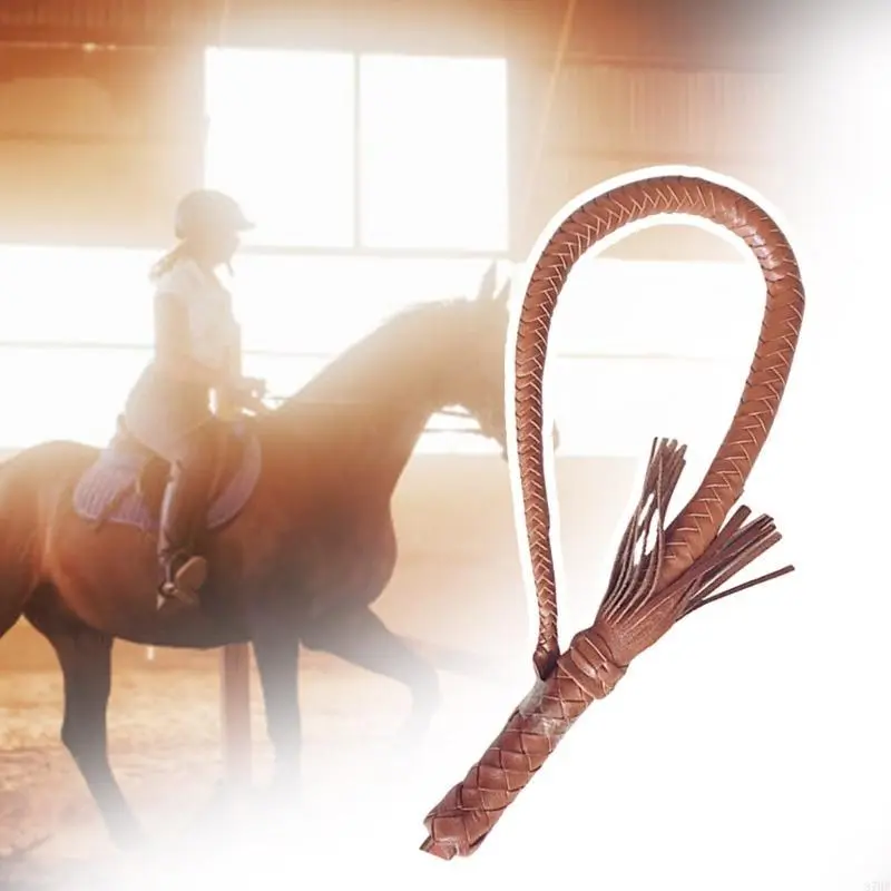 Harness for Outdoor Horse Riding Training Leather Horse Whip Horse Riding Crop