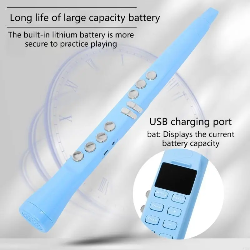 Wind Musical Instrument MIDI Out Profession Electronic Sax Removable Mouthpiece