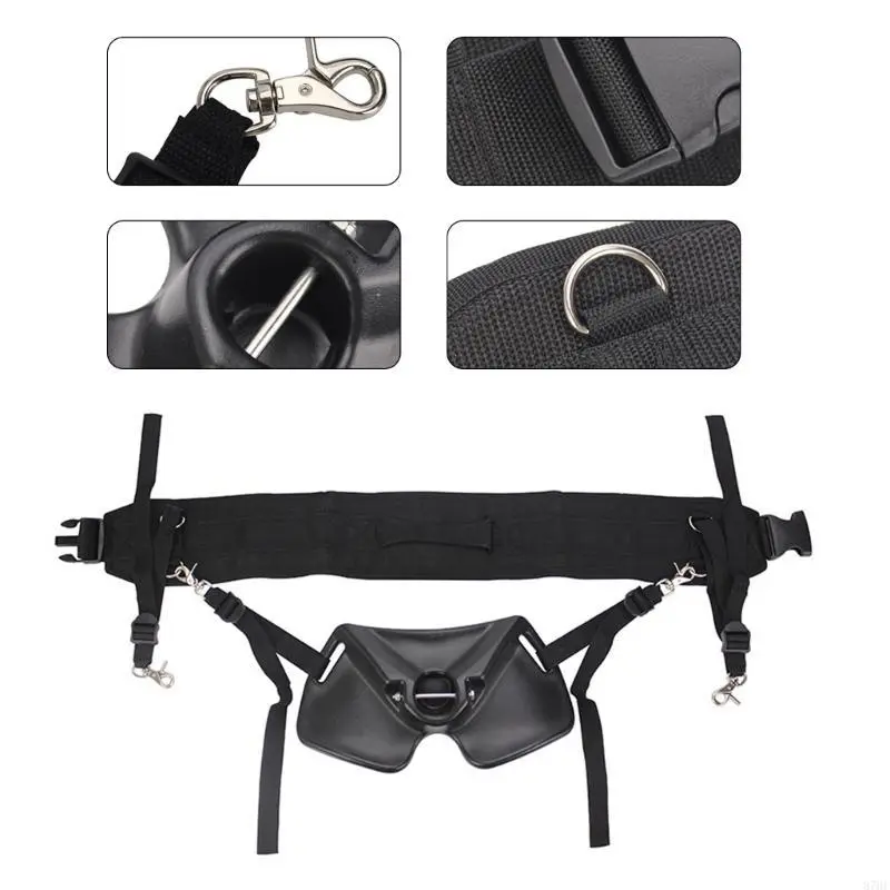 Fishing Rod Holder Waist Belt Set Fishing Belt Rod Holder Support Fishing Tackle