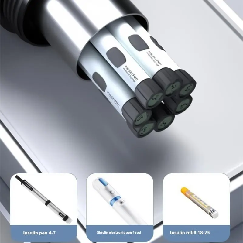 Type-C Rechargeable Insulin Coolers Travel Case with Digital Temperature Display Portable Insulin Coolers Fridge