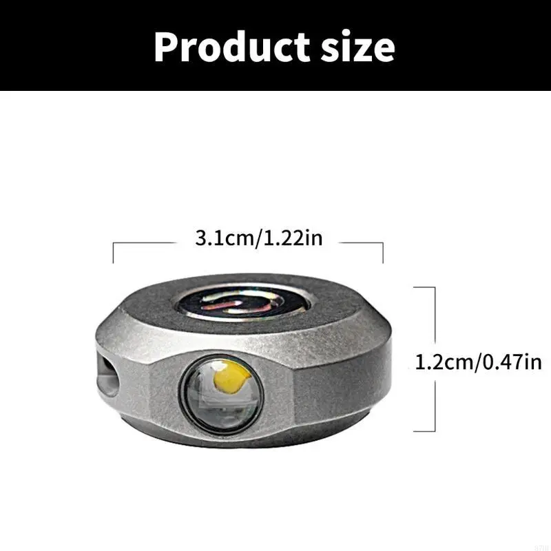 Small Flashlight with Quickly Release Tail Led Pocket Upgraded Flashlight for Convenient Outdoor Use