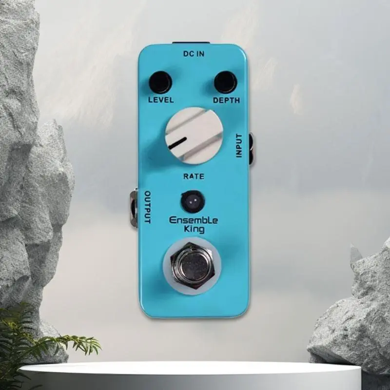 Classical Warm Chorus Guitar Effect Pedal for Electric Guitar, Bass, True Bypass