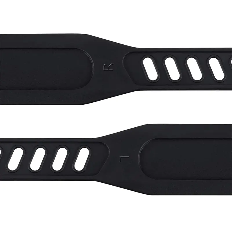 1 Pair Rubber Pedal Straps for Exercise Bike Stationary Cycle Home or Gym, Black