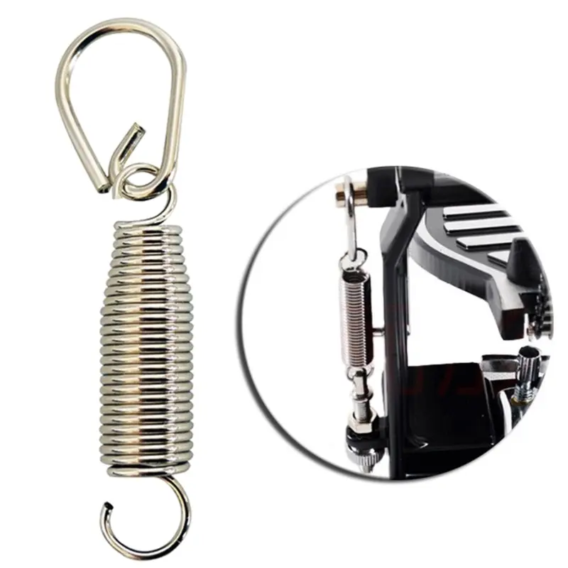 3Pcs Drum Extension Spring Drum Springs Accessories Replacement Drum Pedal Springs Set Tensioner Bass Drum Foot Pedal Spring