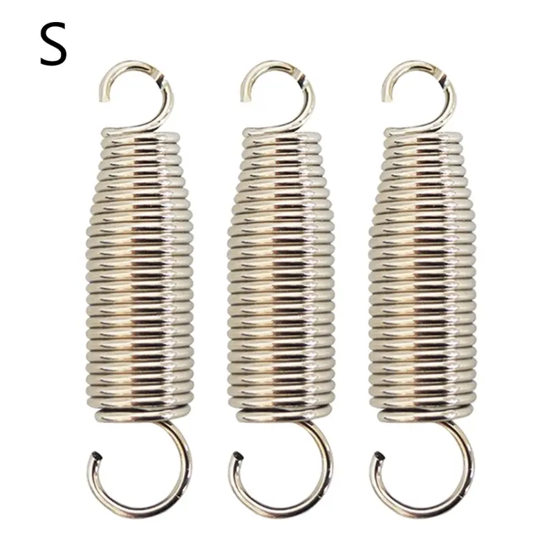 3Pcs Drum Extension Spring Drum Springs Accessories Replacement Drum Pedal Springs Set Tensioner Bass Drum Foot Pedal Spring