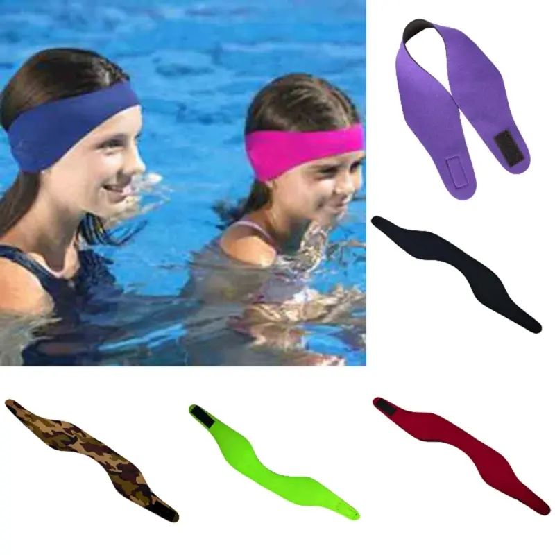 Adjustable Waterproof Swimming Diving Ear Band Headband Earplug for Kid Keep Ear Protection For Water Sports Bathing Accessories