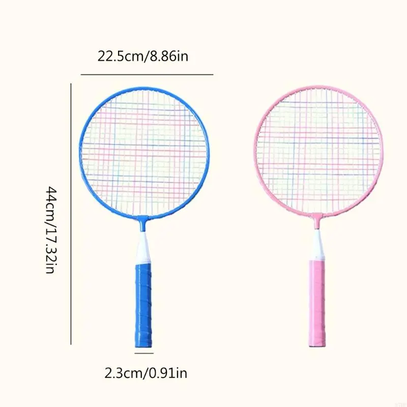 Badminton Racket Outdoor Racquet Sports Toy for Children with Shuttlecocks, Lawn Yard Badminton Game Set for Kids Adults