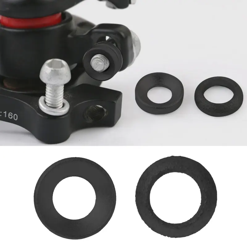 1/5Pair Bicycle Brake Caliper Spacer Disc Brake Joint Washer Aluminum Cycling Concave Convex Spacer MTB Bike Accessories
