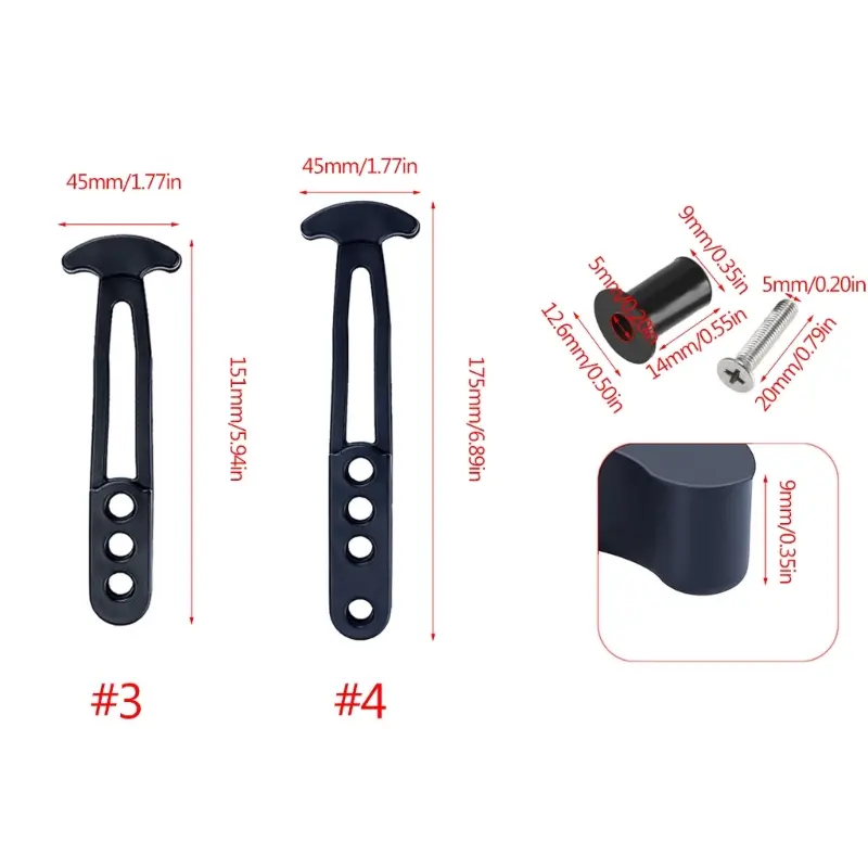 Boat Ladder Strap Boarding Ladder Rubber Latch Band Retaining Bungee Rope Holder with 3/4 Adjustable Mounting Hole