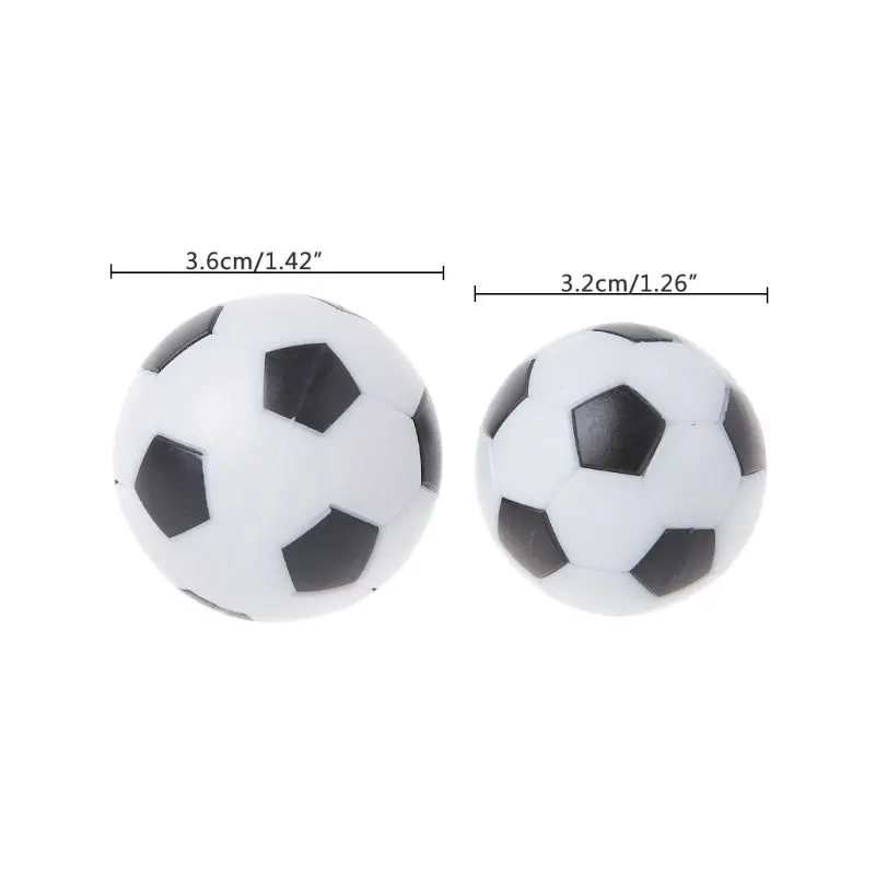 2pcs Resin Foosball Table Soccer Ball Indoor Games Fussball Football 32mm 36mm Tabletops Competition Sports Slingshot Games