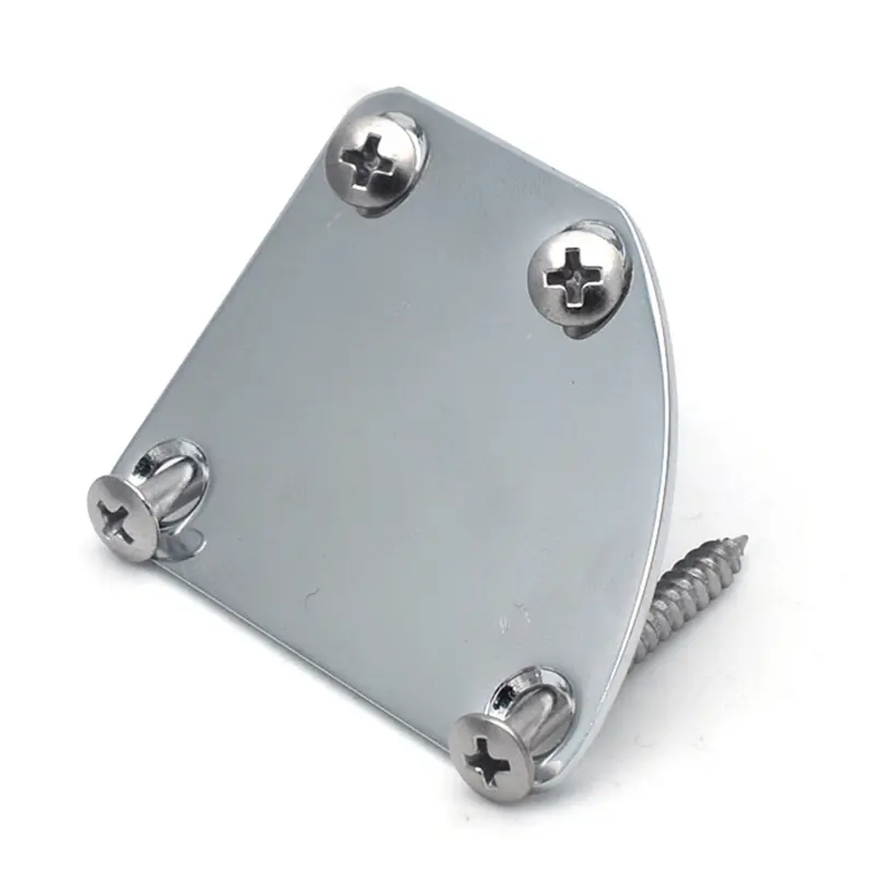 Electric Guitar Neck Plate Neck Plate Semi Round Neck Joint Back Mounting Plate