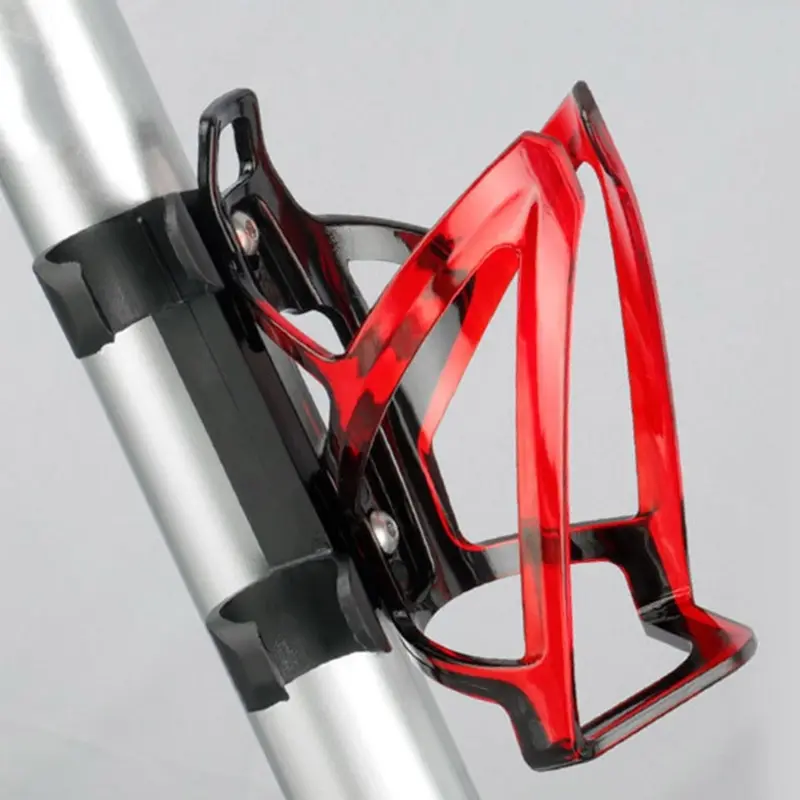 Bicycle Pump Bracket Frame Bottle Cage Mount Positioning Holder Rack Stand Optional Hook Loop Strap M5*16 Stainless Steel Bolts
