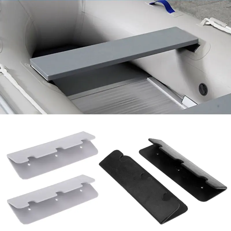 2Pcs PVC Boat Seat Hook Clips Brackets for Rib Dinghy Kayak Inflatable Boats Accessory