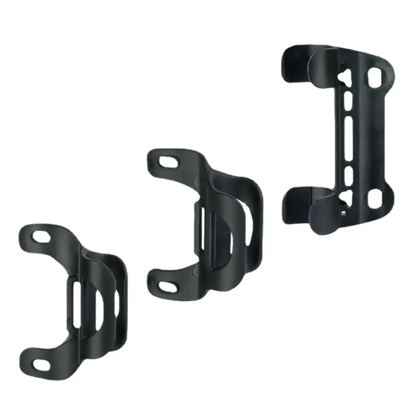 Bicycle Pump Bracket Frame Bottle Cage Mount Positioning Holder Rack Stand Optional Hook Loop Strap M5*16 Stainless Steel Bolts