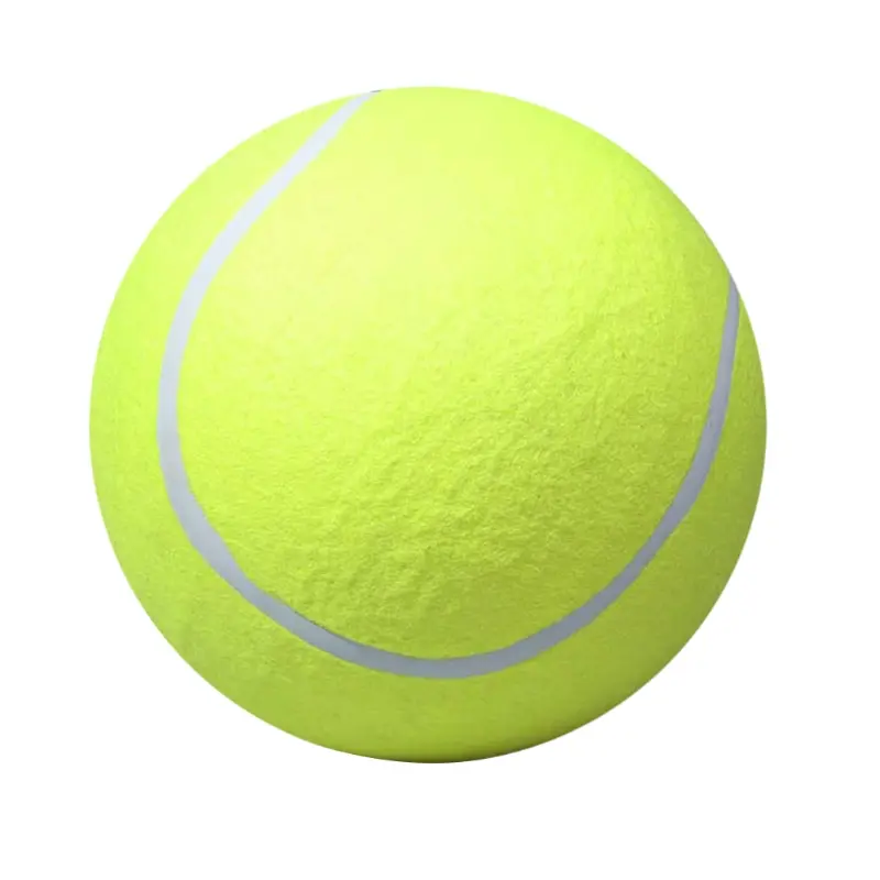 20.5cm Pet Dog Toy Tennis Ball Pet Training Toys Inflatable Oversize Giant Rubber Tennis Chew Balls for Large Pet Puppies Fun
