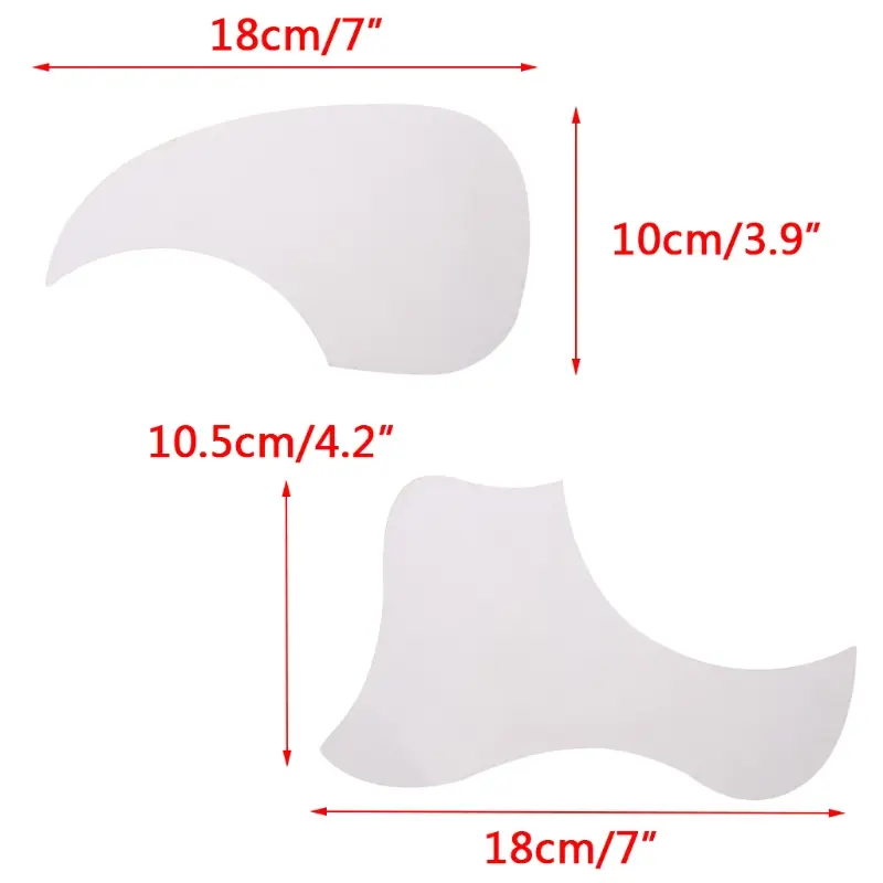 Transparent Folk Acoustic Guitar Pickguard Anti-Scratch Classical Guard Plate Parts