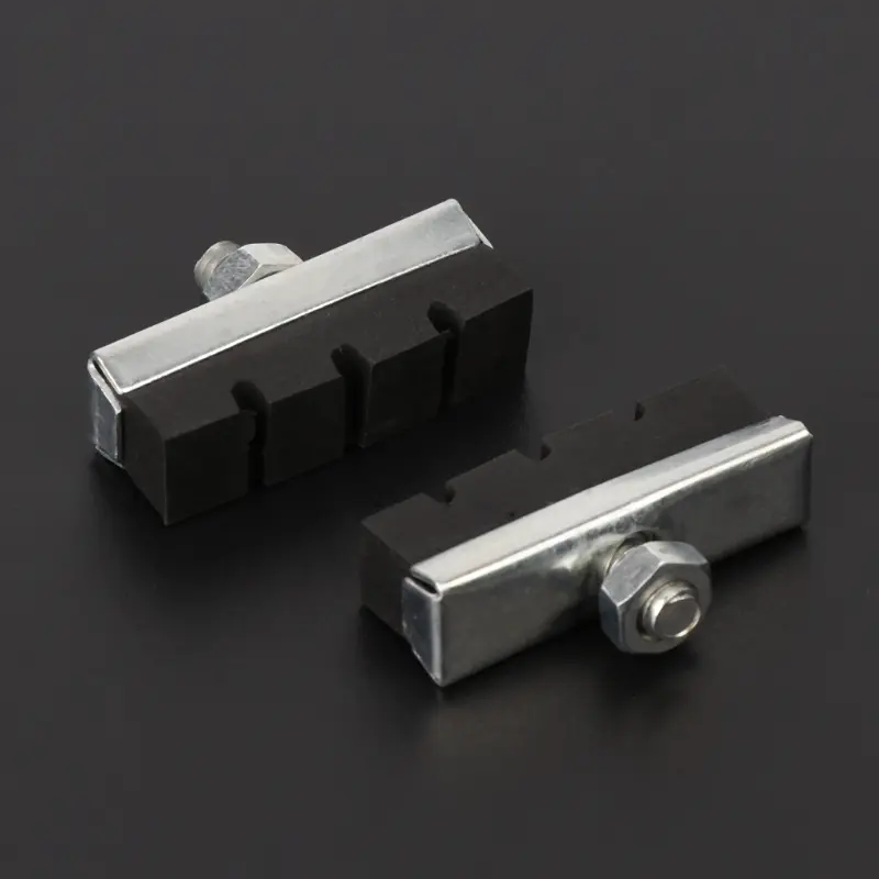 1Pair Bicycle V Brake Pads Rubber Shoes Black Blocks Durable Safety Riding Cycling Parts MTB Road Bike Accessories