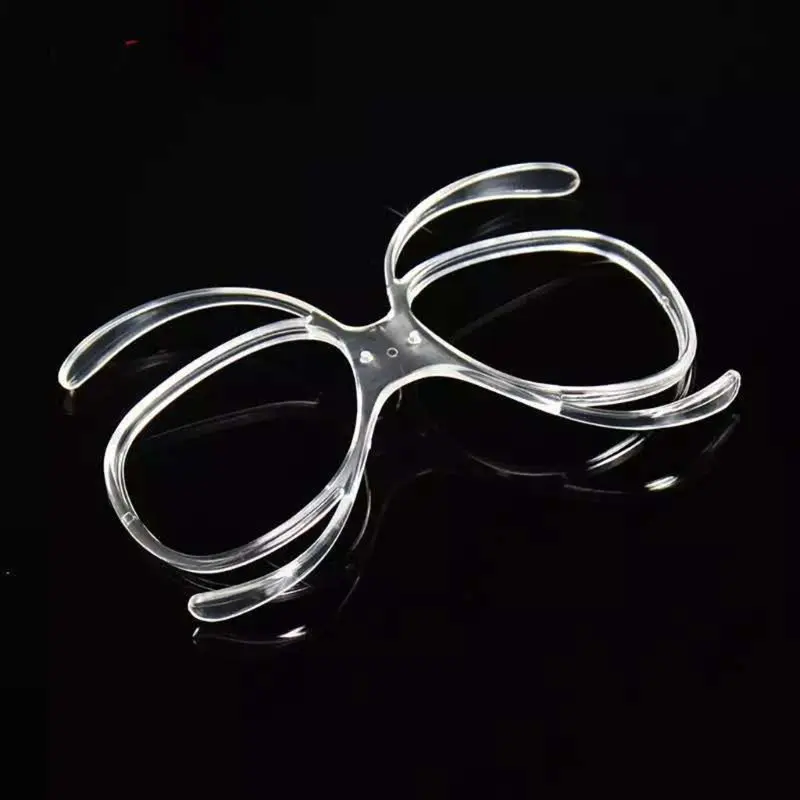 Outdoor Sport Ski Goggles Adaptor Insert Optical Myopia Glasses Frame Bendable Motorcycle Prescription Lenses Cycling