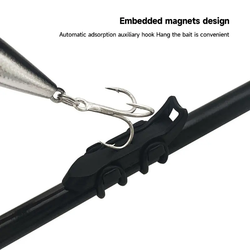Magnetic Fishing Hook Keeper Holder Fishing Rod Hook Keeper Bait Portable Accessories Tools Fixed Lure Jig Hooks