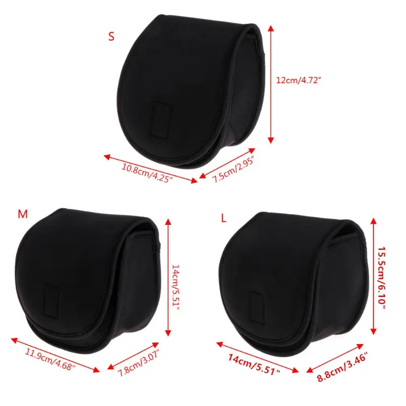 Fishing Reel Bag Spinning Reel Pouch Baitcasting Waterproof Protective Case Cover Holder Fishing Tackle Storage Sack Accessories