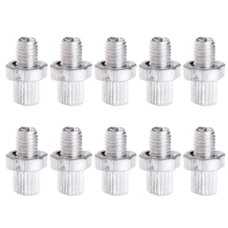 10Pcs M6 Clutch Brake Cable Adjuster Nut Bolts Regulating Screw for Motorcycle Bicycle Mountain Bike