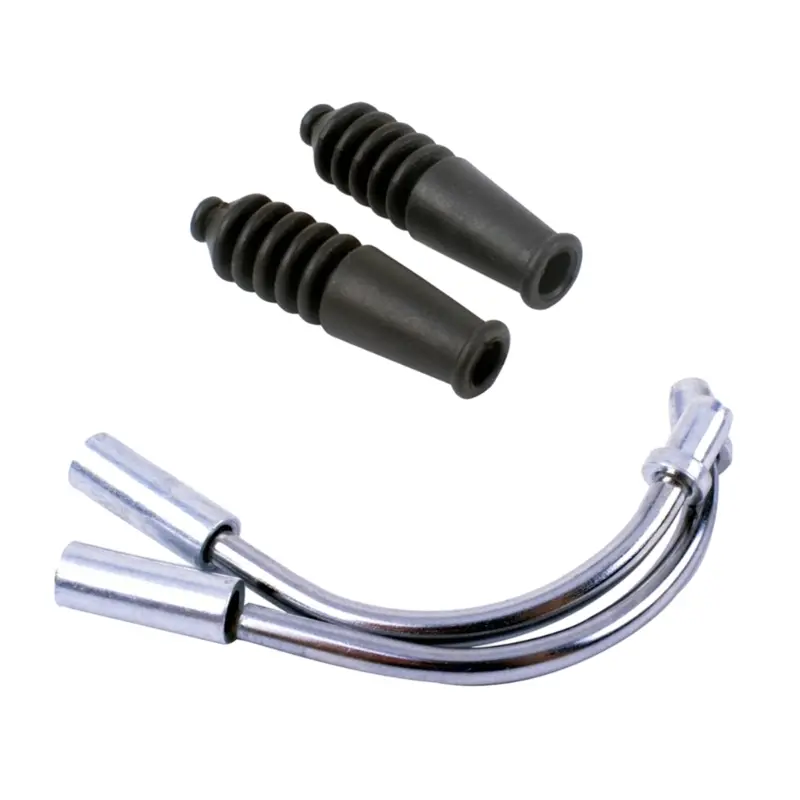 8 PCS Outdoor Bicycle Parts MTB Mountain Bike Hose Brake V Brake Noodles Pipe Sleeves Protector Cable Guide Bend Tube