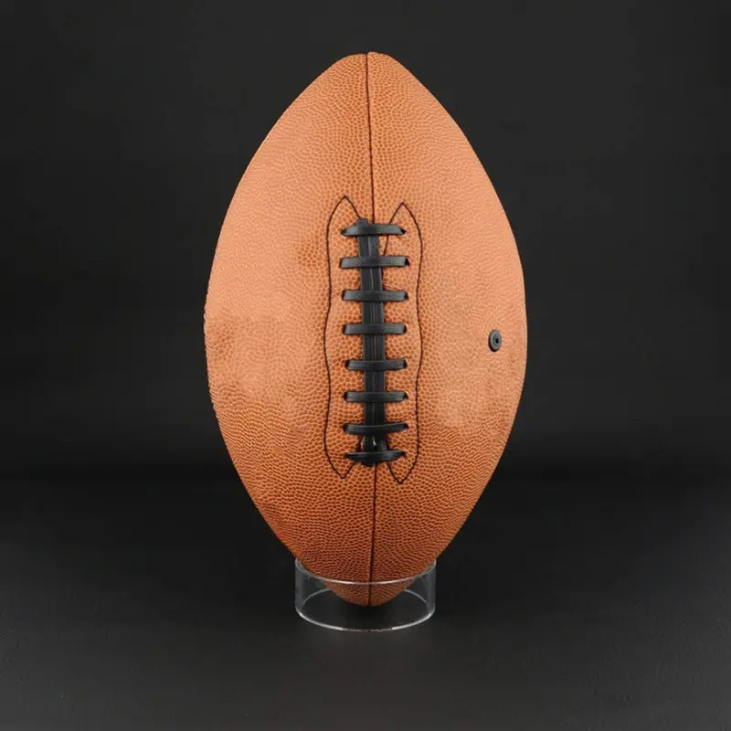 1 Pc Round Ball Holder Soccer Rugby Bowling Display Stand Acrylic Ball Stands Sports Ball Storage Display Racks (Transparent)