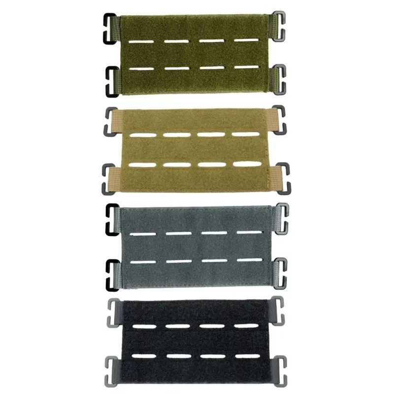Tactical Vest Patch Molle System Adapter Panel Hook&Loop Converter For Attching ID Patches DIY Patch Badge Outdoor Accessories