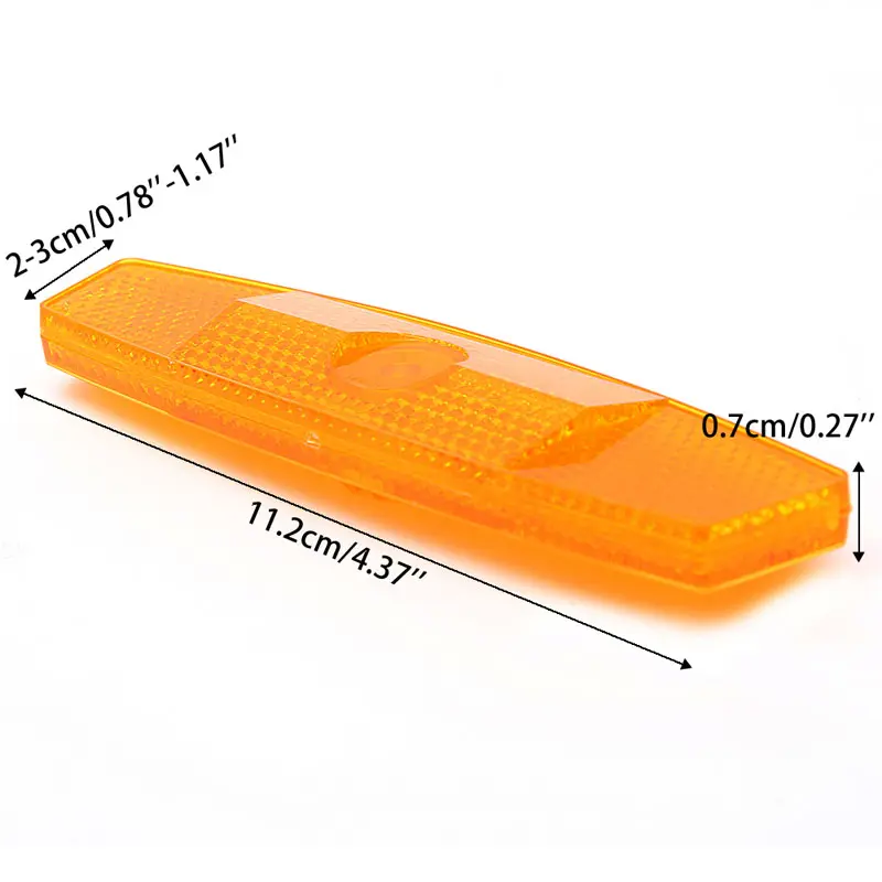 Bicycle Warning Light Bike Spoke Reflector Safety Night Cycling Wheel Bright Reflective Mount Vintage Clip Riding Accessories