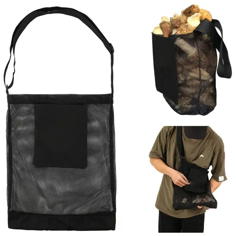 Mushroom Foraging Bag Mesh Foraging Pouch Harvesting Bag Mushroom Hunting Bag