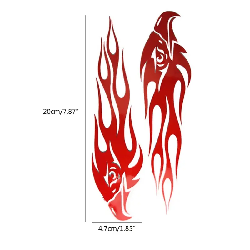 Eagle Flame Sticker Cool Styling Universal Reflective Motorcycle Bike Car Decals Decoration DIY Warning Safety Reflector Strips